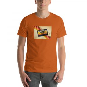 Camiseta de manga corta unisex “Cassette Should I Stay”